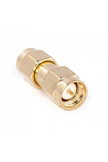 OEM Adaptor SMA tata din ambele parti drept aurit