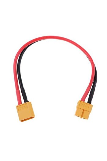 OEM XT60 male female plug pre-wired set with 12AWG 10cm silicone cable max 30A 500V