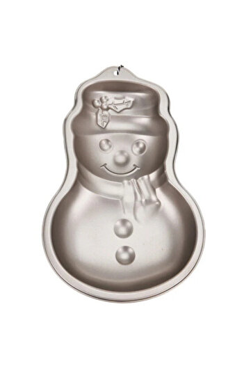 adin tasarım Snowman Cake Mold 13X8 cm Non-Stick Base Christmas Pastry Cake Mold Small
