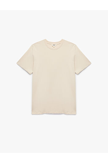 Koton Short Sleeve Crew Neck Cotton Sports T-Shirt