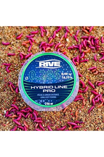 Rive Monofilament Hybrid 250m Line Pro Transparent, 0.18mm-2.80kg