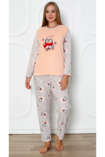 Star Fashion Cocolino women's pajamas, thick for winter, comfortable and warm model