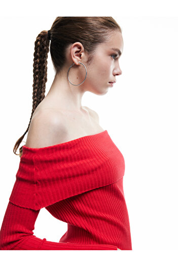 Koton Madonna Collar Long Sleeve Slim Fit Knitwear Sweater