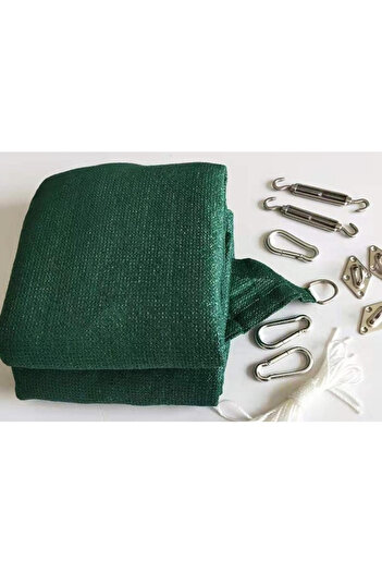Flippy Prelata de soare/ Copertina de tip parasolar, triunghiulara, 3x3x3 m, verde