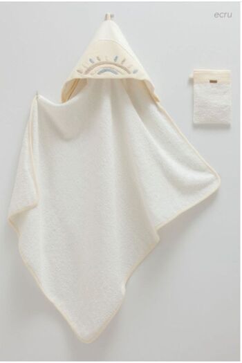 Caramell Basic Baby Towel and Bag Set