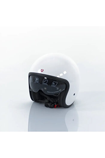 ROTAKT Motorcycle Helmet, Scooter, Tricycle, OP11, ABS, ECE.R22.06 Certification, White, Size L