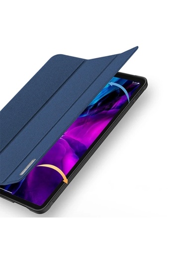 Butik DUX DUCİS iPad Pro 12.9 (2021-2020-2018 )Kılıf Kalem Yerli Soft Tpu Mıknatıslı Domo Series Kılıf-(57