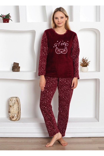 Star Fashion Cocolino women's pajamas, thick for winter, comfortable and warm model