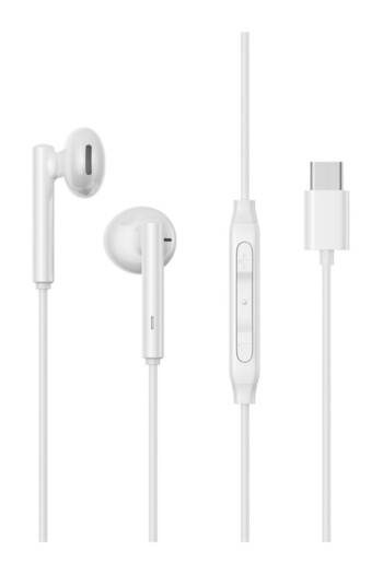 Joyroom JR-EC05 TYPE-C Series Half In-Ear Wired Earphones-White