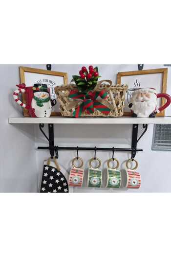 e&e süs dükkanı Christmas Basket Model