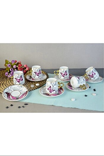 shopwave Floral Porcelain Coffee Cup -82454