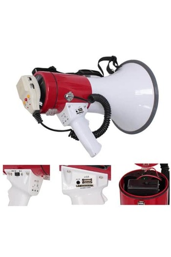 Nobrand Megaphone 50W with recording, USB, Battery
