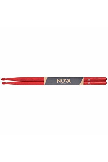 VIC FIRTH Bete Tobe 2BR Nova Hickory Wood Tip Red