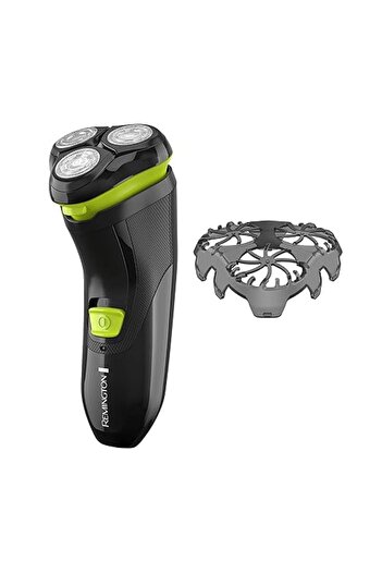 Remington Ultrastyle Rechargeable Rotary Shaver, PR1320, Black/Neon Green