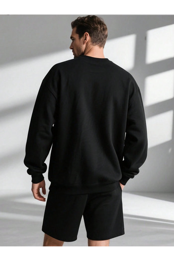 macklin Unisex Ανδρικά Γυναικεία Σετ αθλητικής φόρμας με λαιμόκοψη και σορτς Los Angeles Bustling City