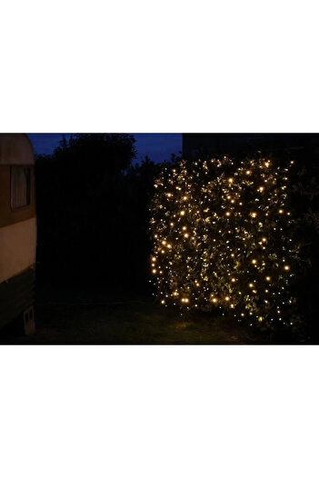 Audiosat Outdoor curtain Christmas installation, 3x2M, 192 LED, interconnectable, warm white