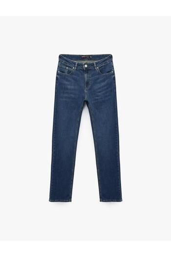 Koton Straight Fit Straight Leg Jeans with Pockets - Mark Straight Jeans (Aw 25)