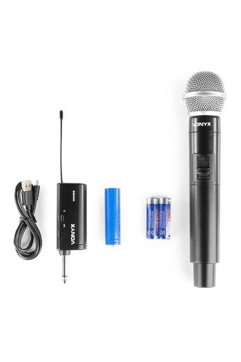 VONYX Wireless microphone with battery WM55 UHF, Plug & Play