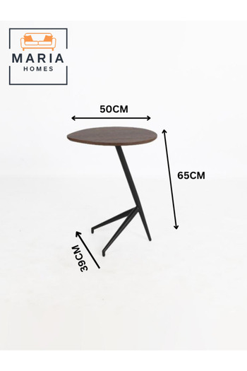 MARIA HOMES Coffee Side Table – Modern Accent Coffee Table with Stylish Base 50×39×65 cm