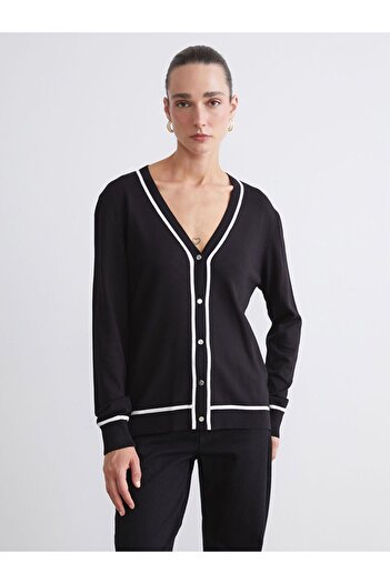 LC Waikiki Lcwaikiki Classic V-Neck Women's Knitwear Cardigan