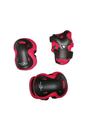 Rollerblade PROTECTIVE GEAR FOR ELBOW, WRIST & KNEE, RED & BLACK