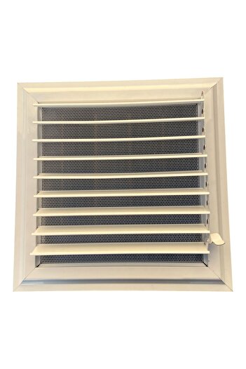 irişka Aluminum Vent Cover White 40x40 cm