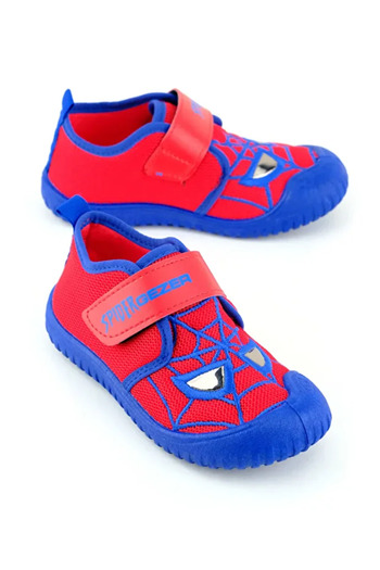 Behtah Kundura Boys' Anti-Slip Sole Velcro Slippers Cotton Lined Multi-Purpose School Nursery Booties Home Booties