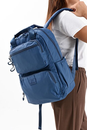 571 Collections Çanta Ultra Hafif Çok Bölmeli Büyük Boy Sırt Çantası(Su Geçirmez, Notebook, Laptop)