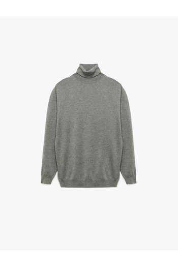 Koton Viscose Blend Long Sleeve Turtleneck Basic Knit Sweater