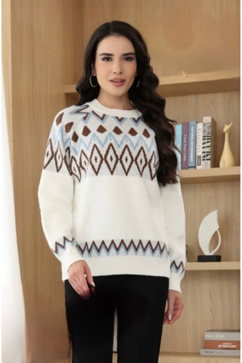 ZOHRAN Casual winter knitted blouse