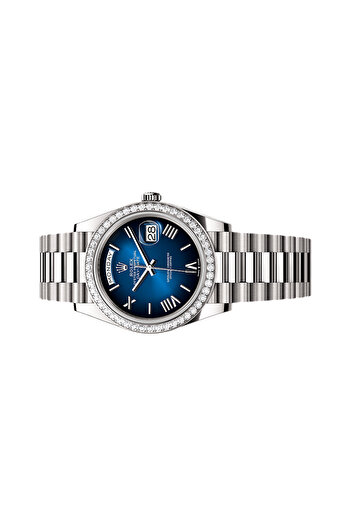 Rolex Day-Date 40 228349RBR-0045 White Gold Unisex Watch Super Master