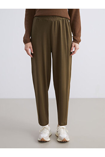 LC Waikiki Sparkling Selections from Shining Store |   Women's Trousers with Elastic Waistband