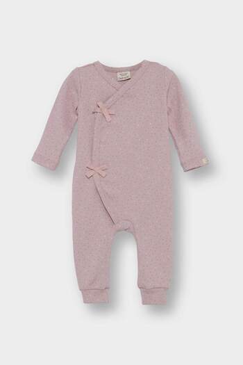 DeFacto Baby Girl Newborn Polka Dot Ribbed Camisole Long Sleeve Romper F2184A525Au
