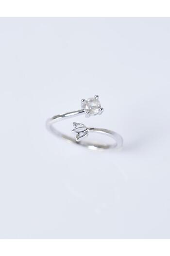 Kayra Double Band Ring Silver