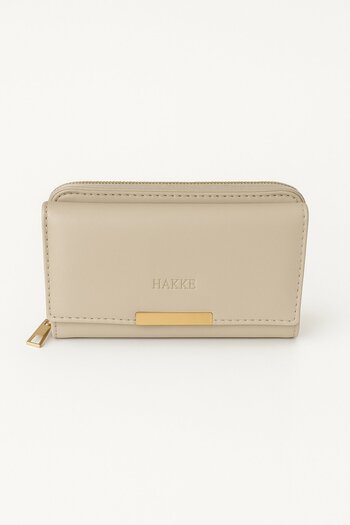 HAKKE Printed Wallet with Snap Fastener and Zipper