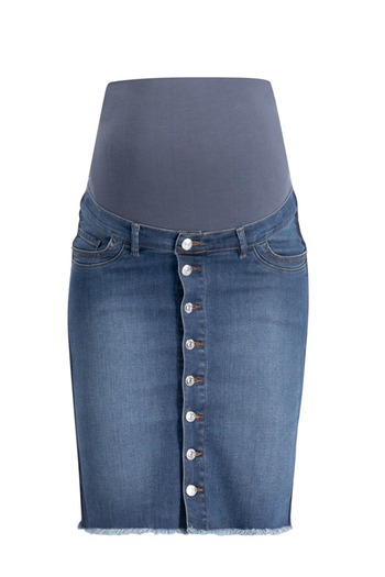 Esprit Fusta denim cu nasturi pentru gravide