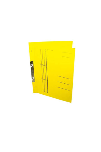 OEM Stapled folder 1/1 supercolor yellow cardboard 10 pcs/set