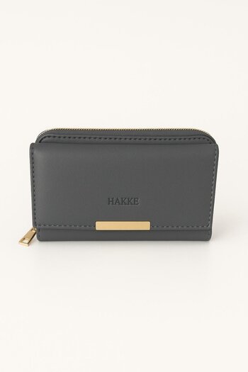 HAKKE Printed Wallet with Snap Fastener and Zipper