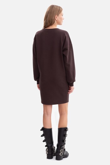 BEWEAR Loose knitted dress with pleats