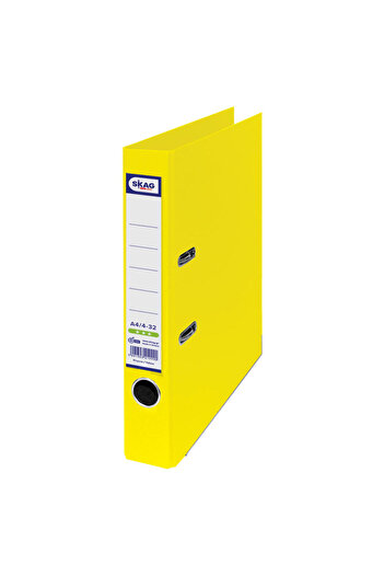 Skag Economy PP A4 5 cm yellow biblioraft