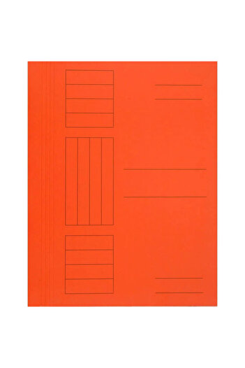 OEM Simple red colored cardboard folder 10 pcs/set