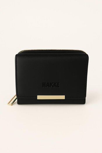 HAKKE Small Snap Zipper Printed Wallet
