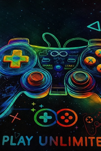 Else Dekor Game Console Joystick Gamer Patterned Double Pike Set Bedspread