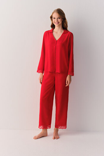 SUWEN Amour Maskülen Pijama Takımı