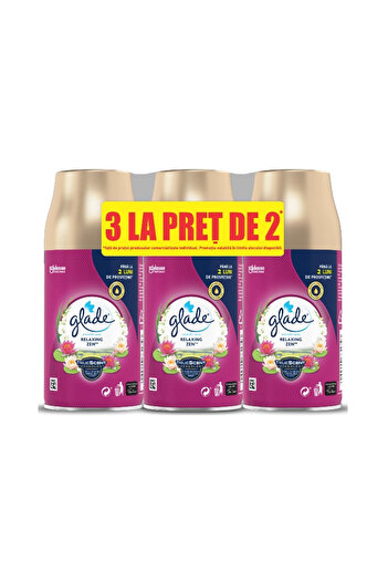 Glade 3 X 269 ml - Zen Relaxing Automatic Spray, 3 X 269 ml