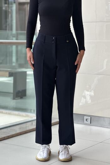 sentez giyim Synthesis B-Size Pants with Elastic Back