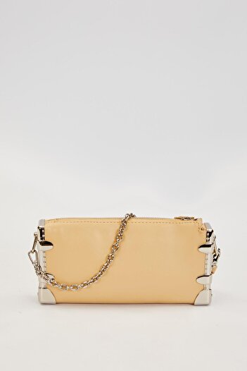 Levidor Nude metal corner shoulder bag