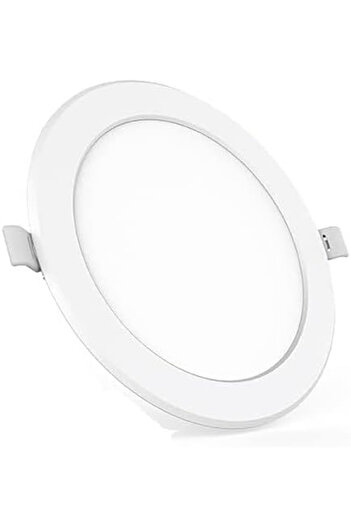 GLOWARE 24W Round LED Slim Panel Light – Warm White | Energy Efficient Ceiling Light (Glo-RRPL24WW)