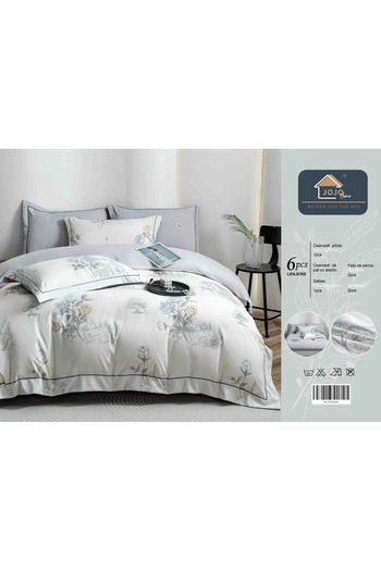 JOJO HOME Premium Underwear with Elastic, Superior Fineness, Gift Box, 6 Pieces, 180x200, with pattern