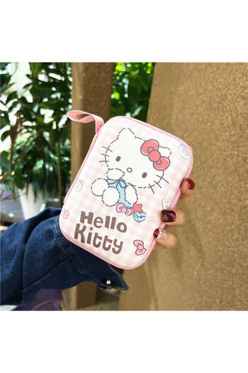 Choice C Sanrio Hello Kitty Storage Bag Kuromi Storage Box Pochacco Data Cable Charger Travel Earphone Sto.